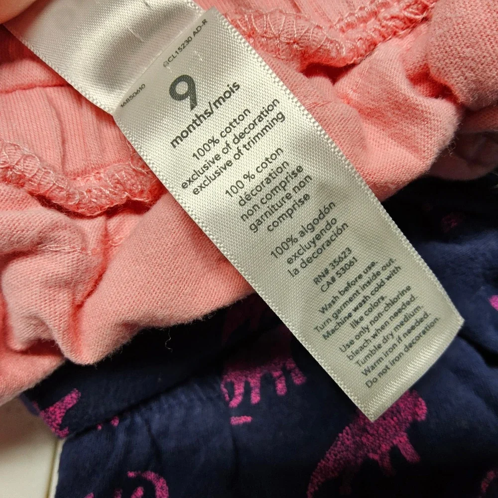 Baby Girl 9M Clothing Bundle - Carter's & Just One You - 3 Piece Lot